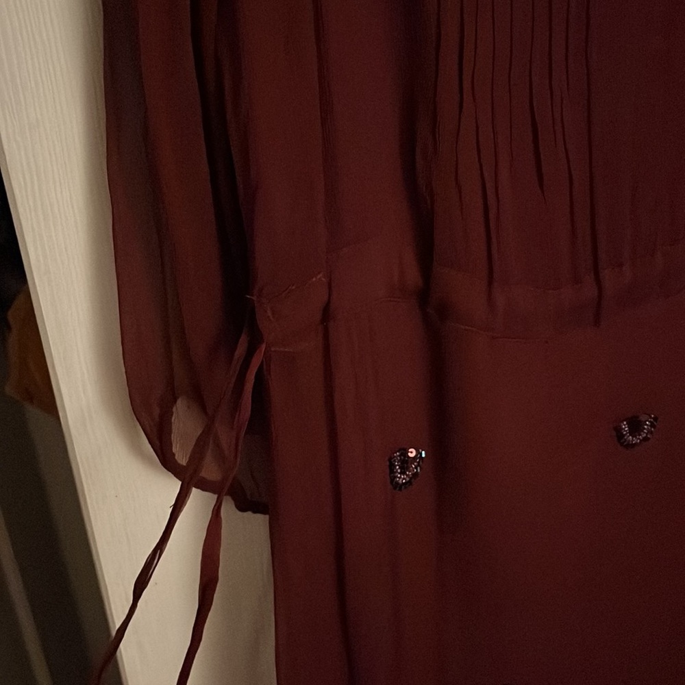 HD in Paris size L mini maroon dress - Picture 6 of 7